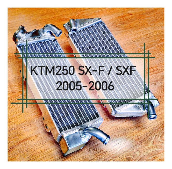 Radiadores Alumínio KTM250 SX-F e SXF de 2005 e 2006