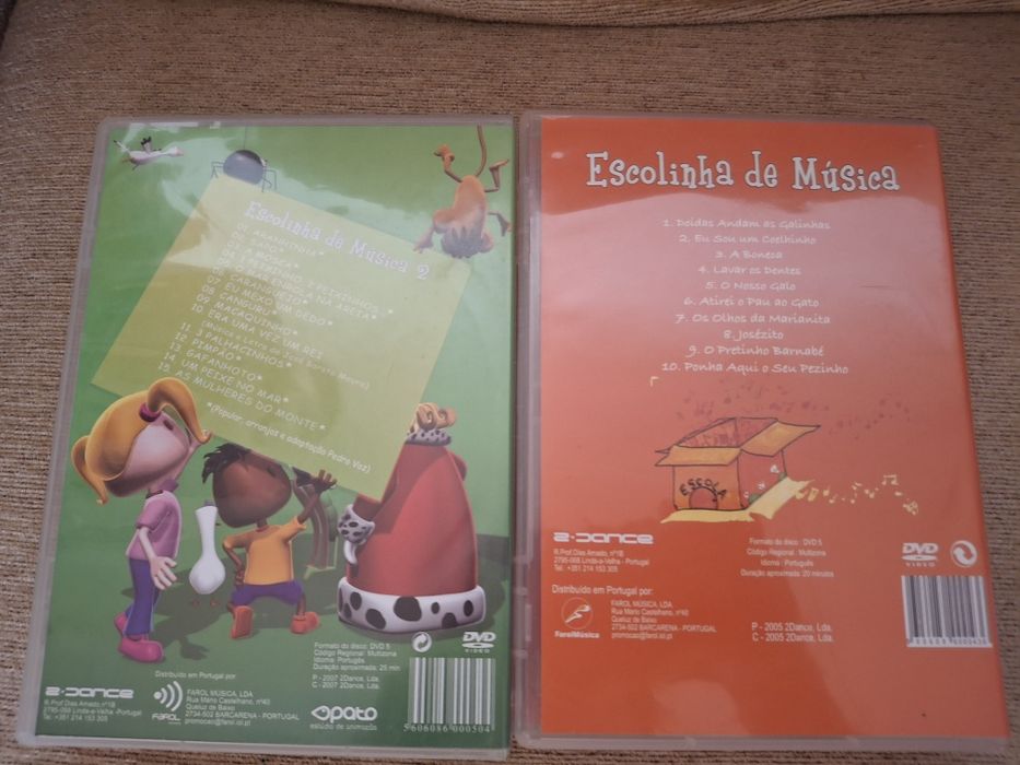 Dvds originais com músicas