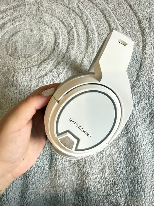 Headset Wireless Mars Gaming Bluetooth Branco – Excelente Estado