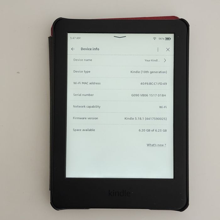 Kindle Book 6 GB