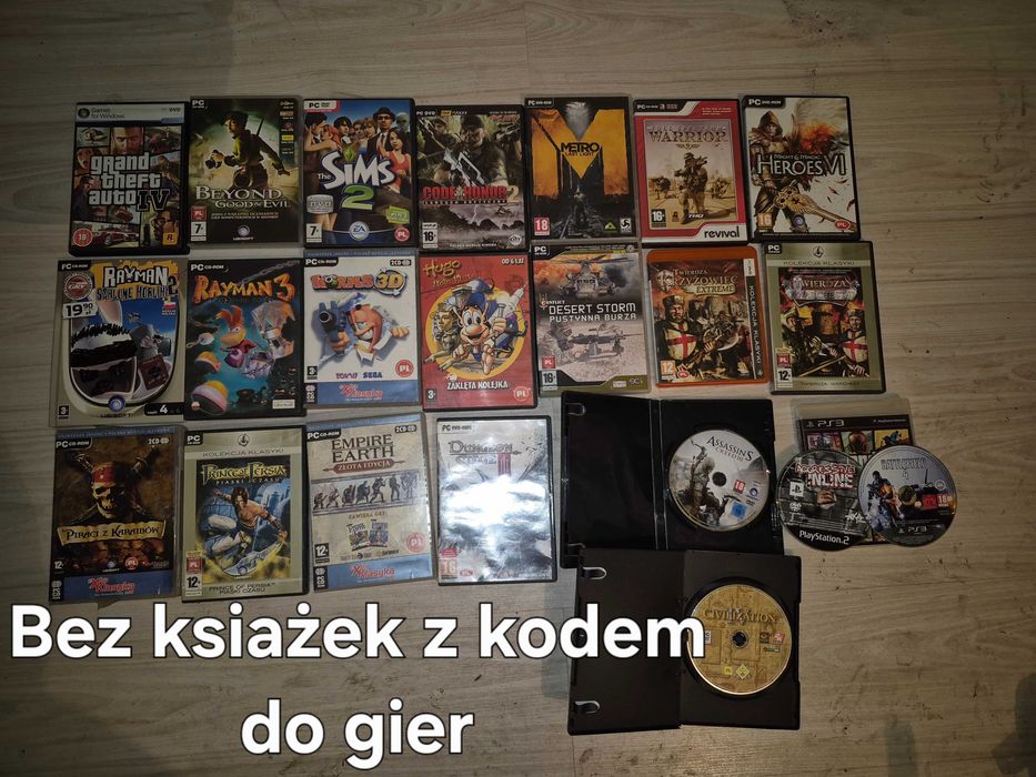 Stare gry na PC ok 70 szt