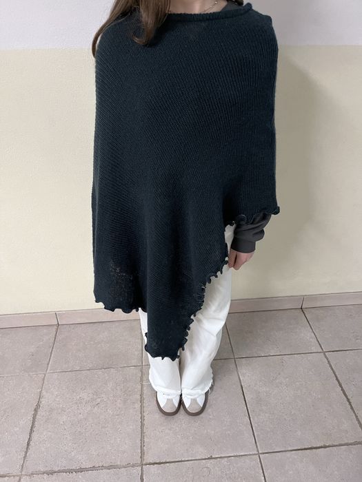Poncho Verde Escuro Natura