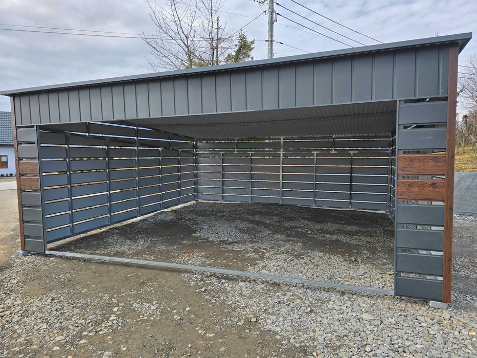 Wiata Zadaszenie na auto CARPORT 6x6