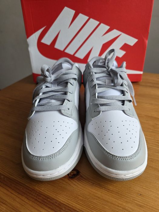Nowe NIKE Dunk Low Retro biało szare. Rozmiar 44