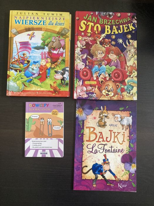 Zestaw bajek oraz wierszy.