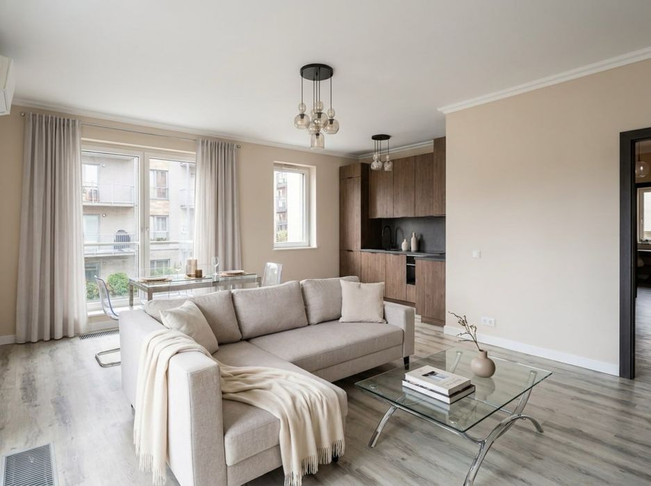 Nowy apartament 93 m² | 4 pokoje | Qbik Loft | Mokotów | garaż 7 000 zł/miesiąc