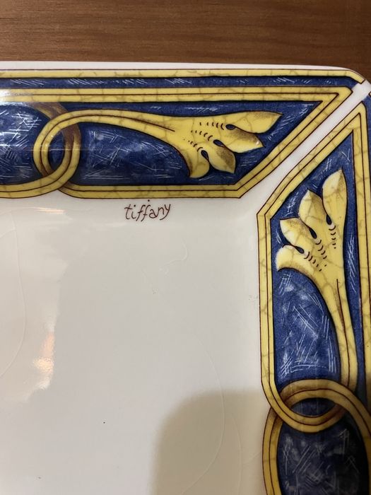 Pratos colecionáveis Tiffany