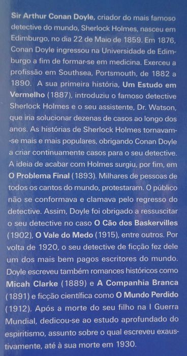 O Cão dos Baskervilles de Arthur Conan Doyle