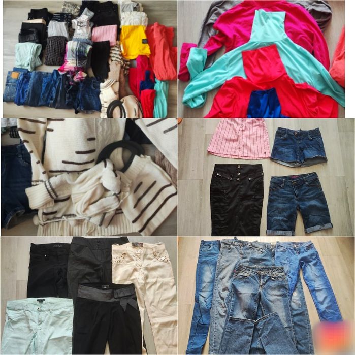 Пакет теплих речей на дівчину, жінку XS, 37 штук