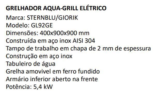Vendo grelhador industrial usado. So aceite numerario entrega em maos