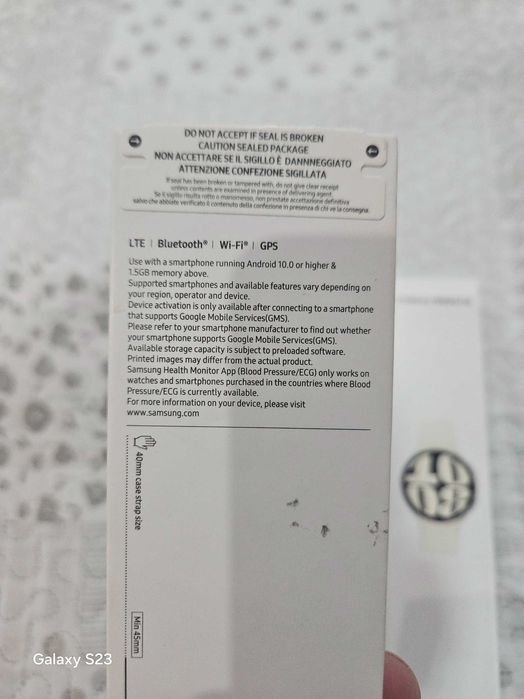 Mam na sprzedaż zegarek Samsung Galaxy Watch 6 40 LTE