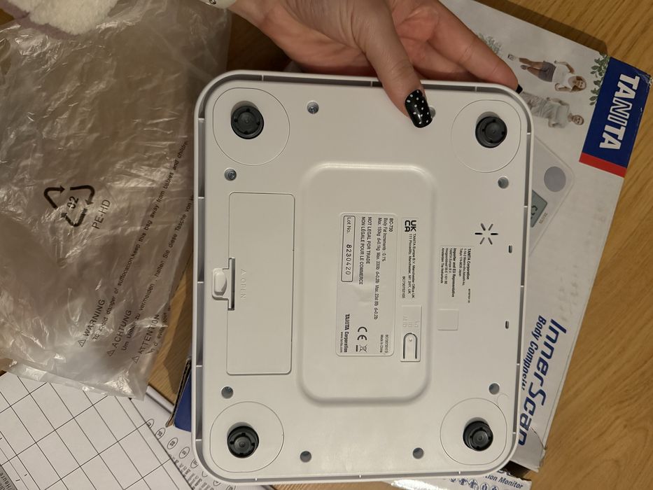 Balança de análise corporal Tanita