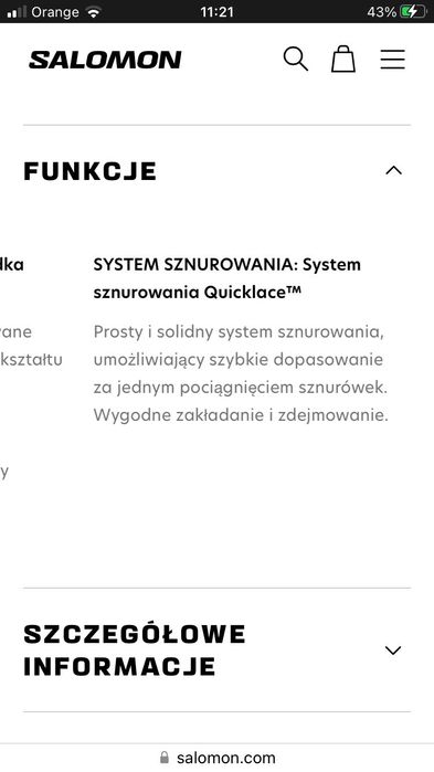 Buty do biegania w terenie, Salomon rozm.36 2/3