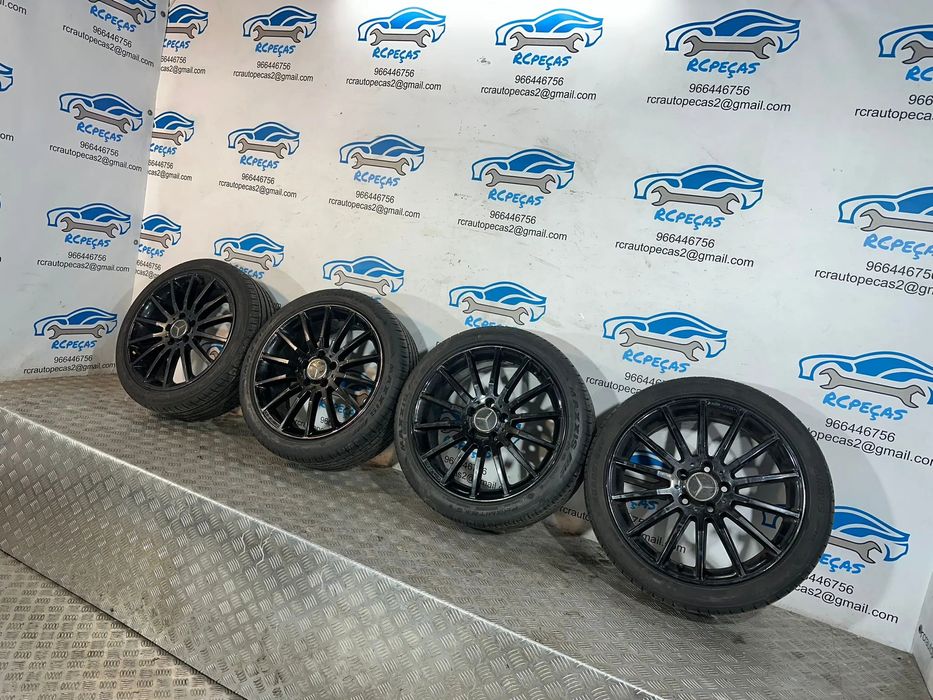 Conjunto Jantes 18 Originais AMG Mercedes Benz 5x112 7.5J ET52 A 176