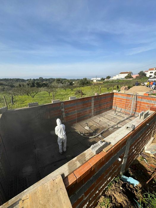 Projeção de betão Gunite