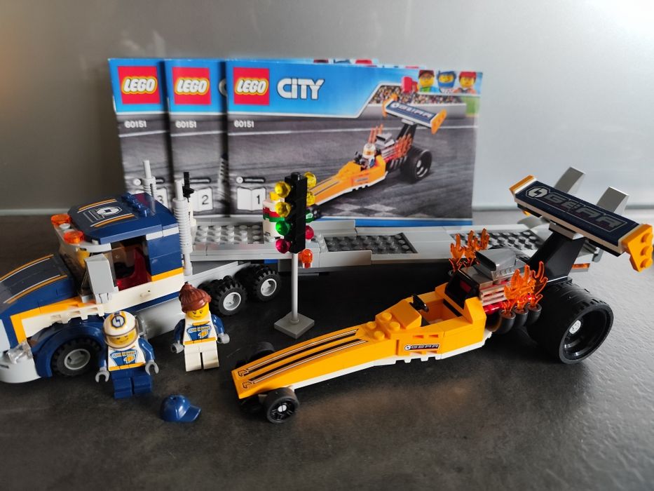 LEGO city 60151- transporter dragsterów