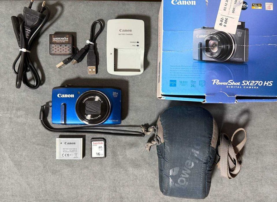 Canon PowerShot SX270 HS Аналог G7X Y2K Вінтажний Цифровий Фотоапарат Камера Мильниця Повний Комплект TikTok