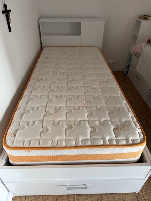 Cama solteiro 90x190 nova