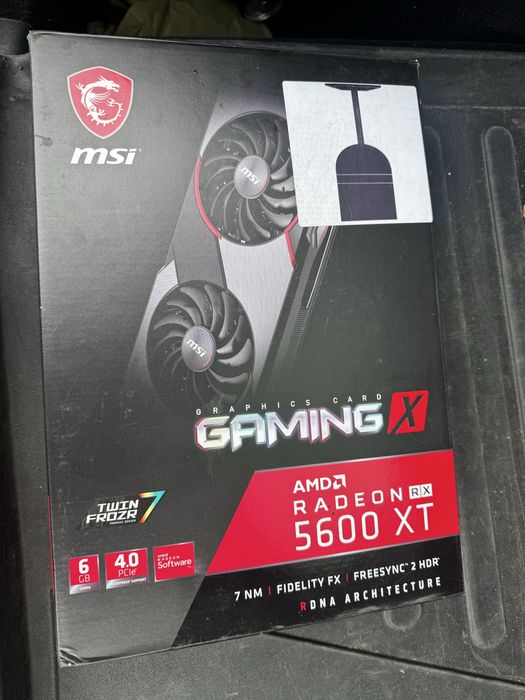 Msi-5600xt gaming , Тести , коробка