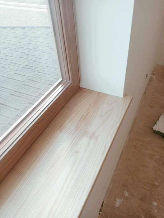 Parapety drewniane dąb jesion sosna
