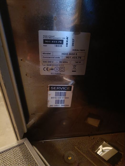 Okap kuchenny z Ikea