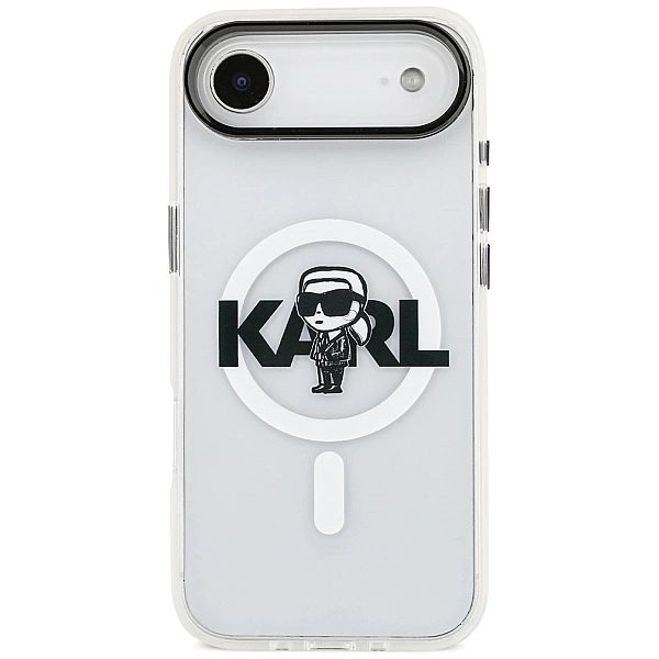 Etui Karl Lagerfeld IML Karl Sketch Logo MagSafe do iPhone 17 Air - pr