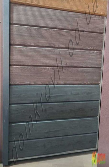 Металлический сайдинг Евробрус серое дерево НОВИНКА