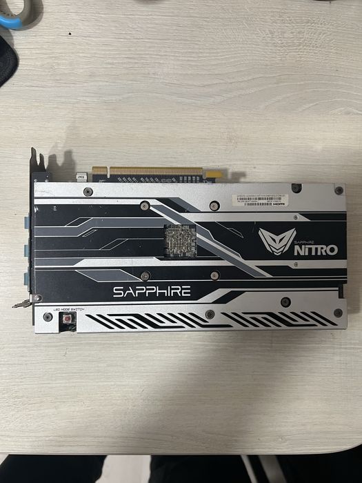 Відеокарта rx 480 8gb Sapphire nitro+