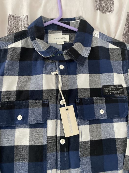 koszula meska diesel w kratke