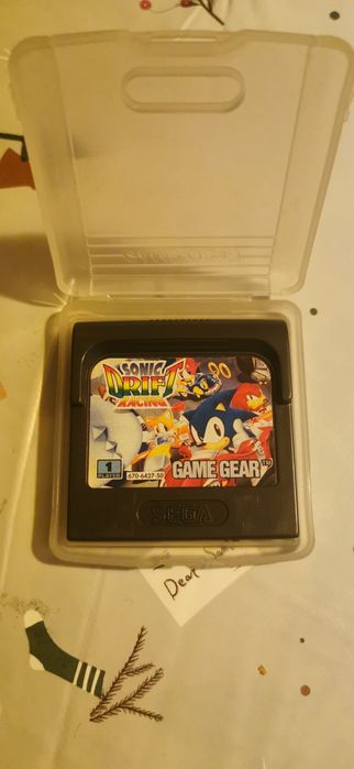 Sonic Drift game gear raro