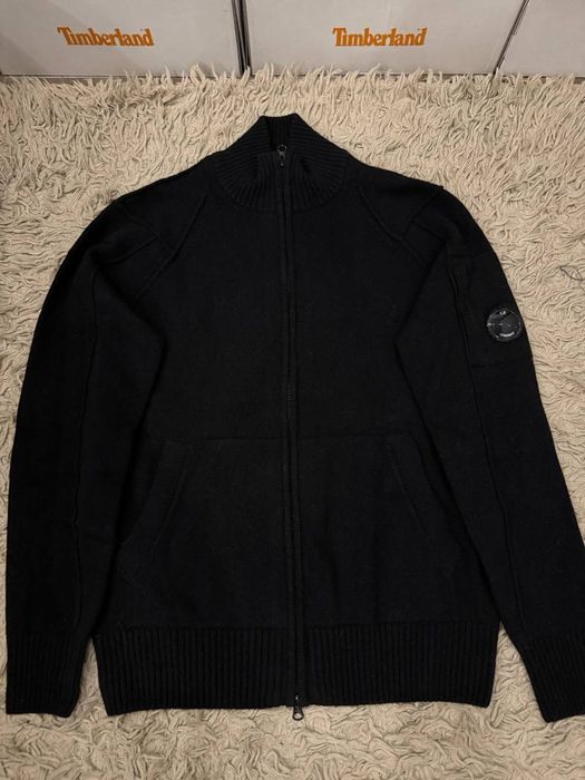 Оригінальні C.P. Company Lambswool GRS Knit Cardigan 15CMKN402A005504A