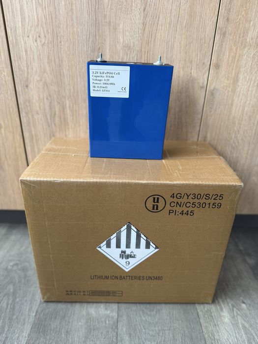 Акумулятор Lishen LiFePO4 314Ah 314 ah Catl EVE ячейка В НАЯВНОСТІ