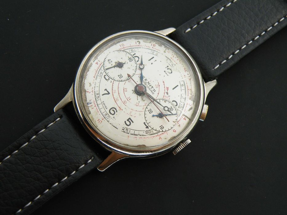 ZENITH Chronograf Monophuser Vintage XXL 40mm RRR