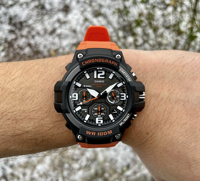 Годинник наручний Casio MCW-100H-4A новий оригінал chronograph