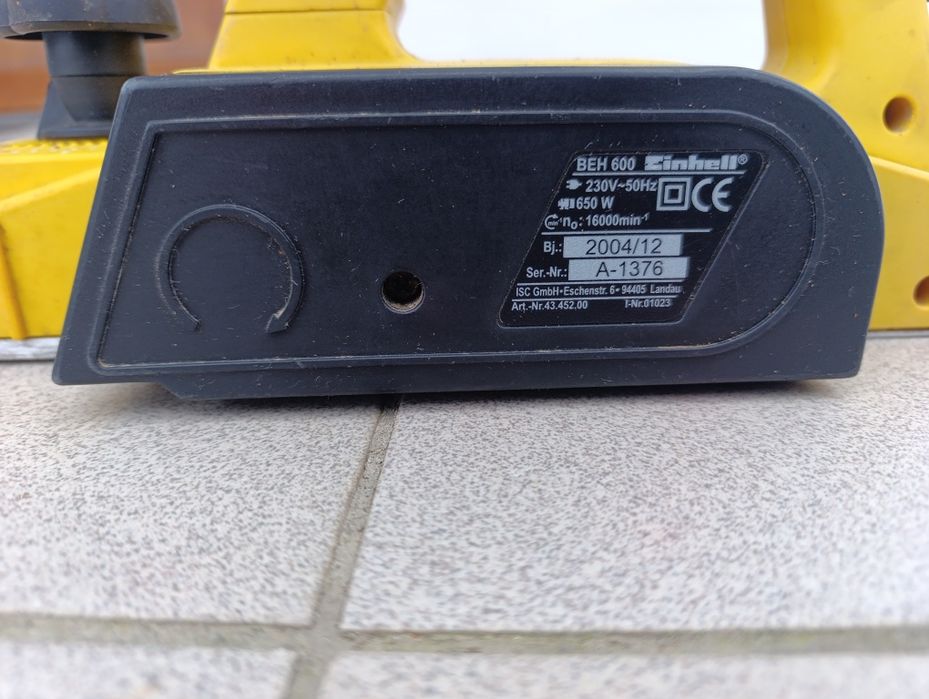 Рубанок   Einhell