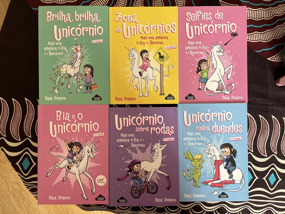 Bia e o Unicórnio N.s 1, 2, 3, 4 e 5 impecáveis