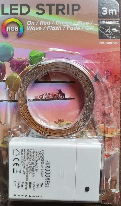 Taśma LED na baterie 130 lm 3 metry SAMOPRZYLEPNA