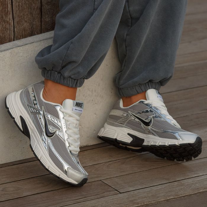 Кросівки Nike Initiator Grey/Silver premium | Кроссовки Найк жіночі чоловічі