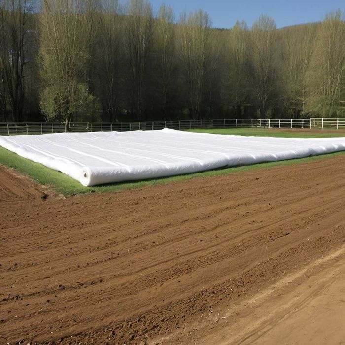 Geowłóknina na padok lonżownik dla koni ogrodowa pod kostkę