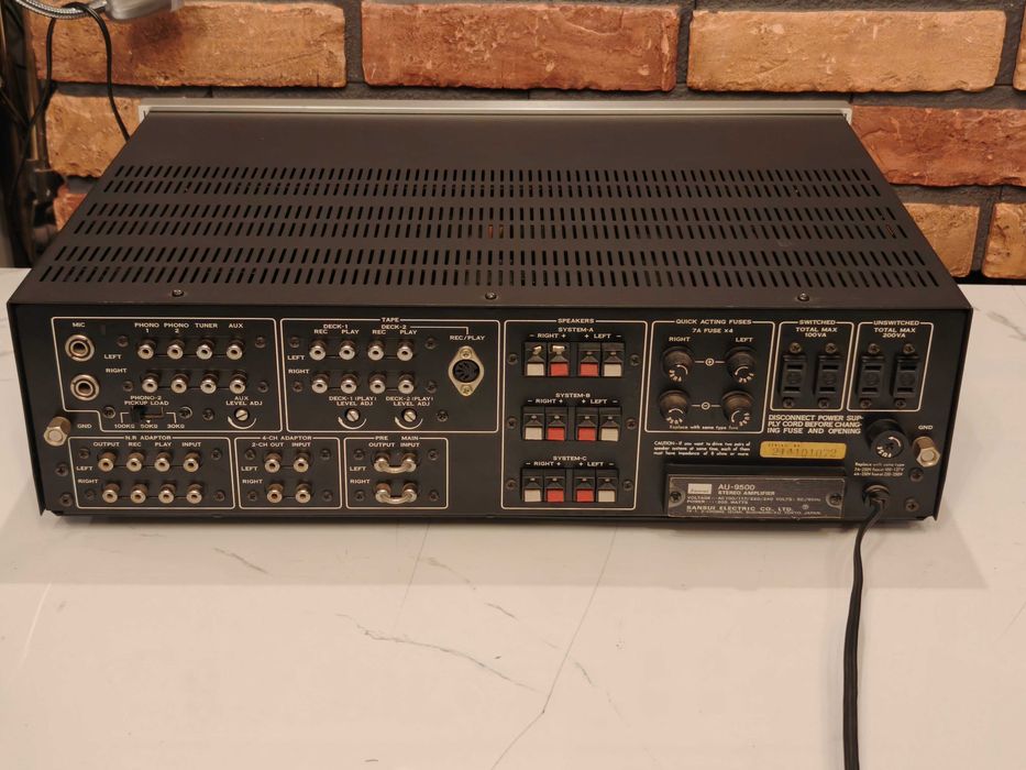 SANSUI AU-9500 ! Flagowy wzmacniacz VINTAGE ! MONSTER !