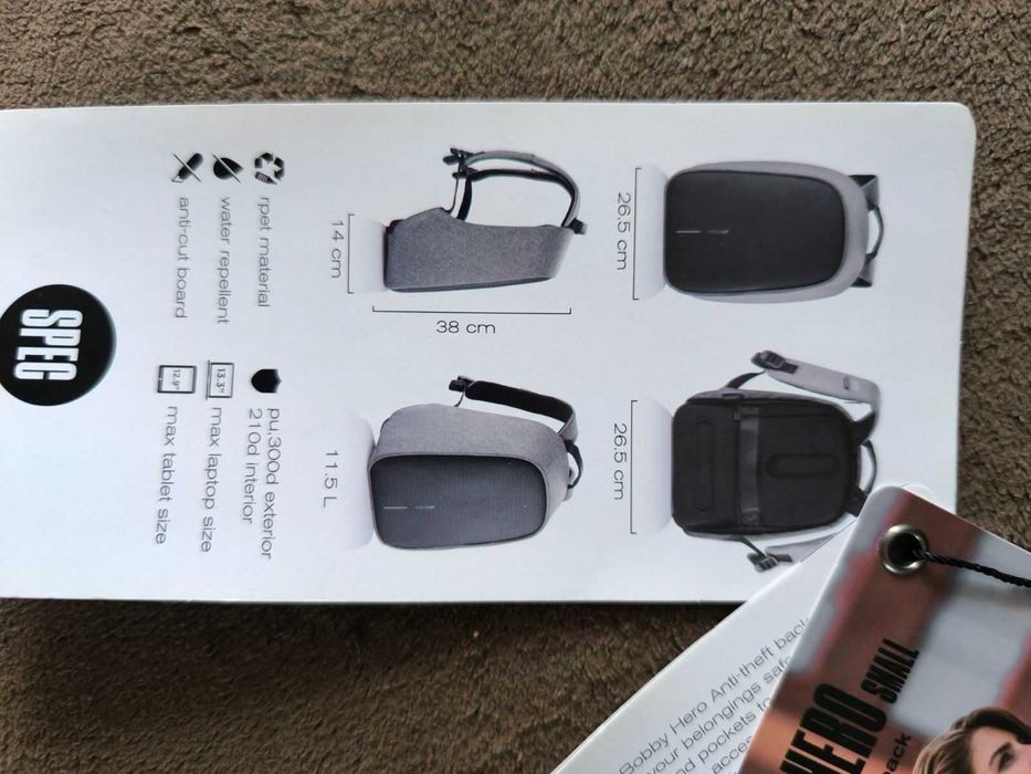 Рюкзак XD Design Bobby Hero Small Navy Blue (P705.705)