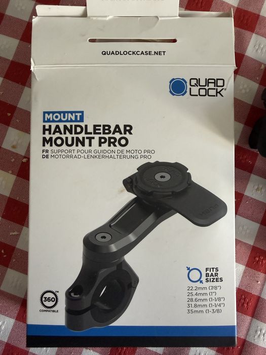Quadlock handlebar mount pro