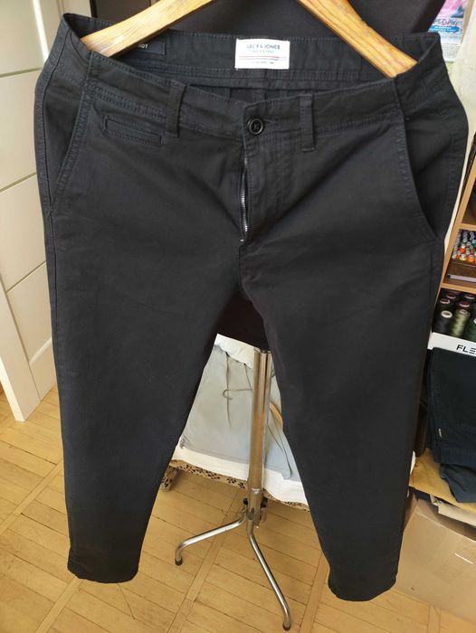 Джинсы (chino Jack&jones Carrot Дания w30 stretch black.