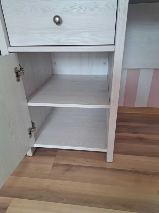 Biurko BRW Porto 120 cm stan super + krzesło