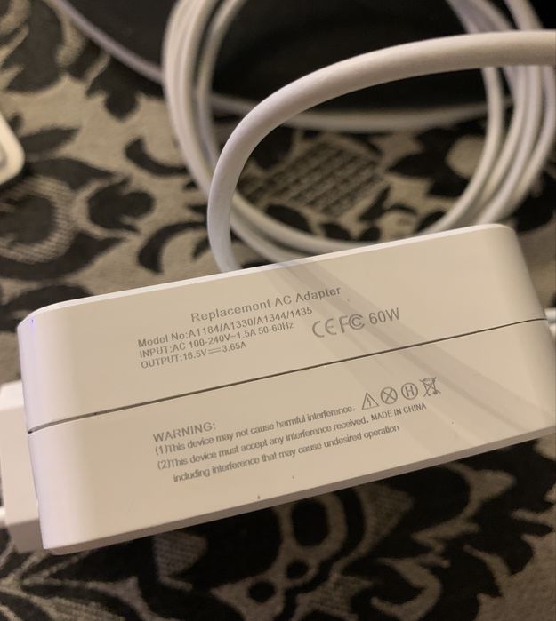 Carregador 60w Macbook Pro magsafe 1