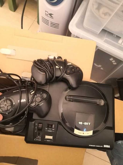 Sega Mega Drive com cartucho Everdrive 128gb