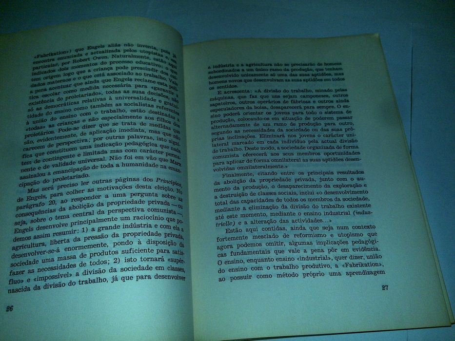 marx e a pedagogia moderna (mário alighiero manacorda) 1975 livro
