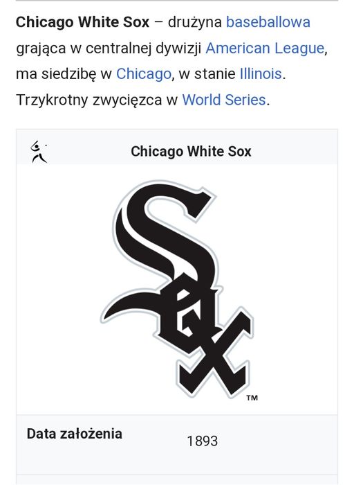 Złota klamra SOX MLB