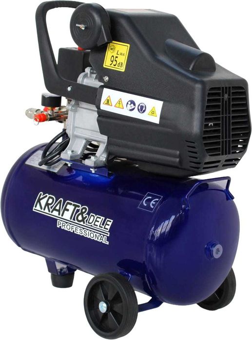 KRAFT&DELE Kompresor Olejowy Sprężarka Powietrza 24l 230v 2,8kw KD4050