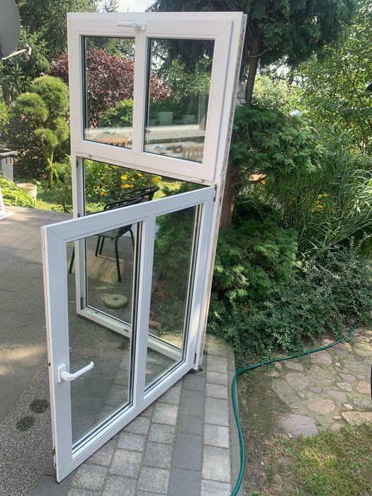 Okno pcv, z demontażu 107x198 / 107x125/